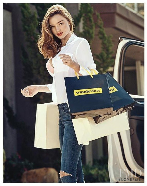 Miranda Kerr featured in  the Wonderbra advertisement for Spring/Summer 2018