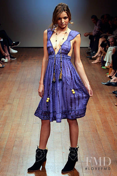 Miranda Kerr featured in  the Alice McCall fashion show for Spring/Summer 2005