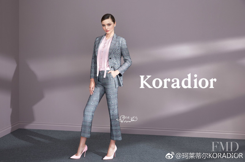 Miranda Kerr featured in  the Koradior advertisement for Autumn/Winter 2017