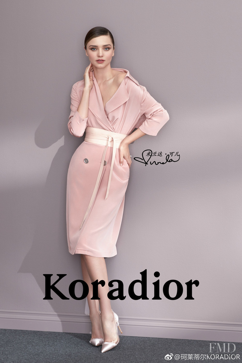 Miranda Kerr featured in  the Koradior advertisement for Autumn/Winter 2017