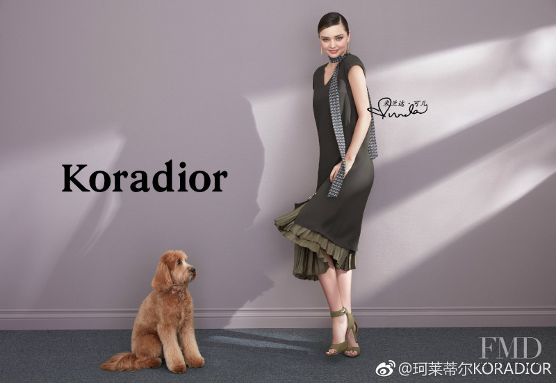 Miranda Kerr featured in  the Koradior advertisement for Autumn/Winter 2017