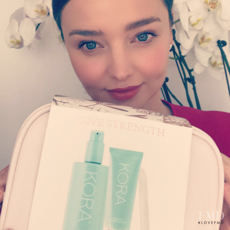 Miranda Kerr featured in  the Kora Organics advertisement for Autumn/Winter 2017