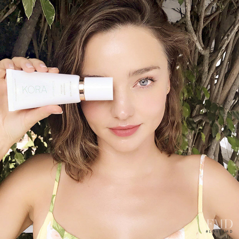 Miranda Kerr featured in  the Kora Organics advertisement for Autumn/Winter 2017