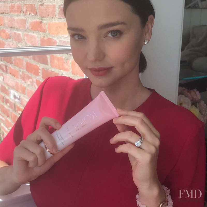 Miranda Kerr featured in  the Kora Organics advertisement for Autumn/Winter 2017