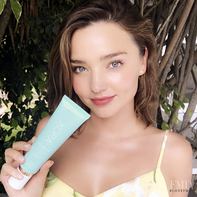 Miranda Kerr featured in  the Kora Organics advertisement for Autumn/Winter 2017