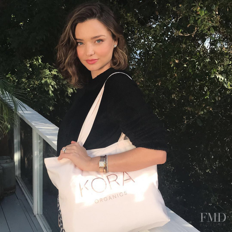 Miranda Kerr featured in  the Kora Organics advertisement for Autumn/Winter 2017