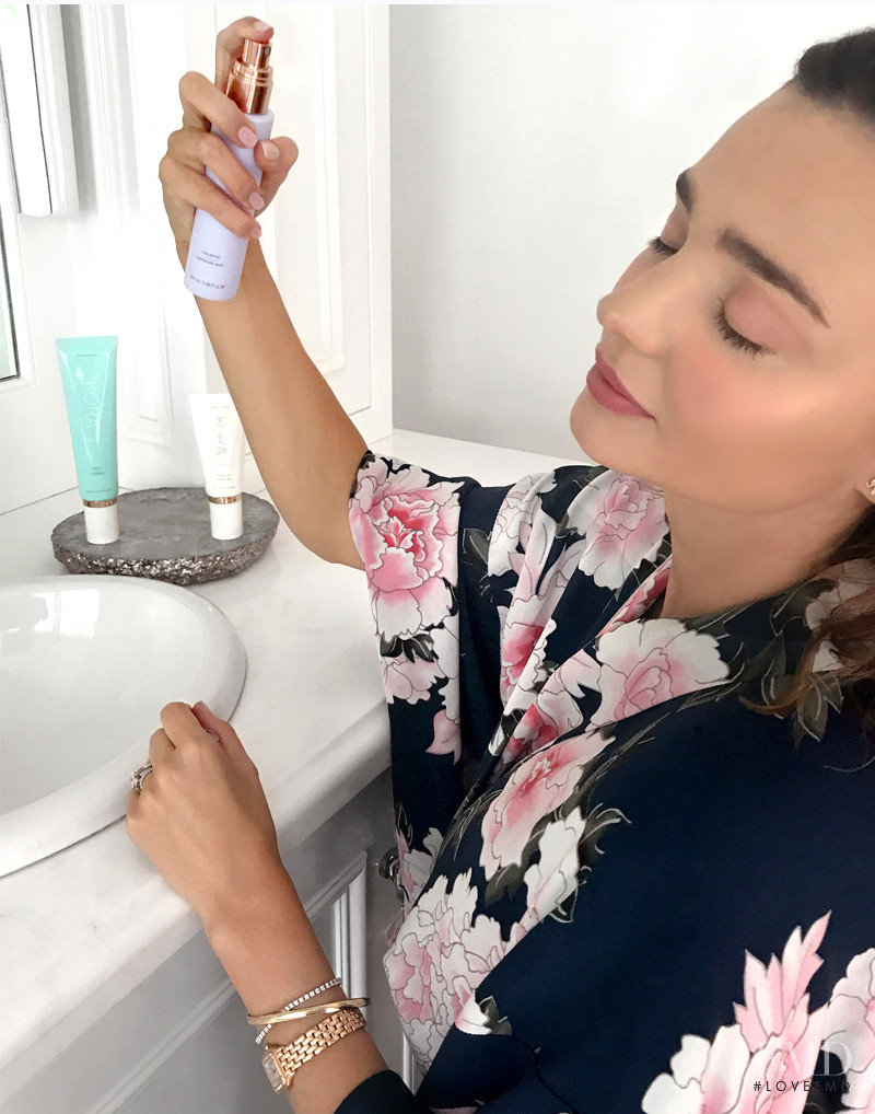 Miranda Kerr featured in  the Kora Organics advertisement for Autumn/Winter 2017