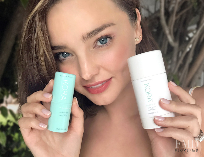 Miranda Kerr featured in  the Kora Organics advertisement for Autumn/Winter 2017