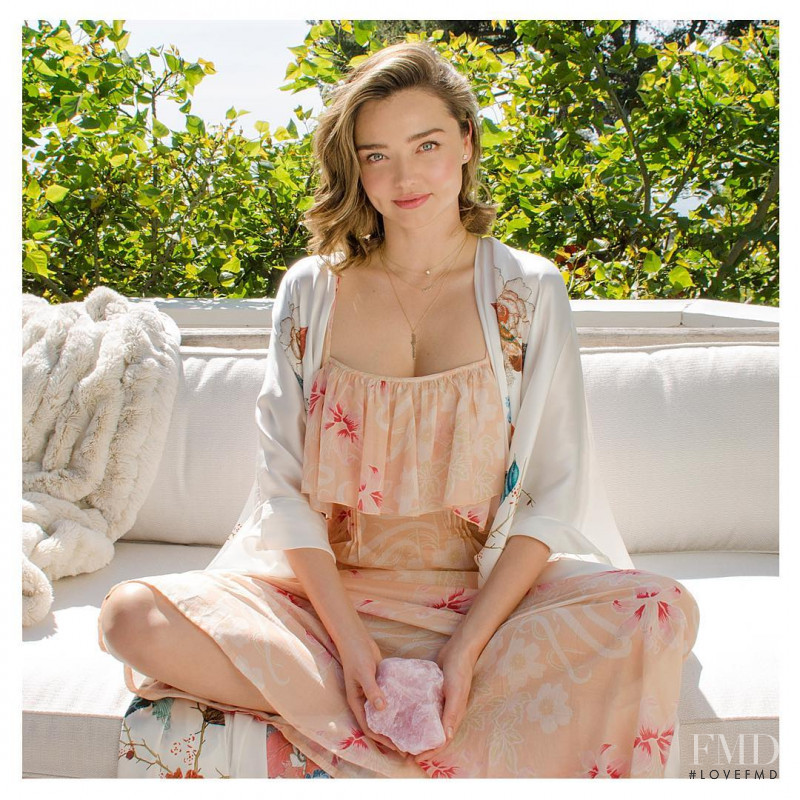 Miranda Kerr featured in  the Kora Organics advertisement for Spring/Summer 2017