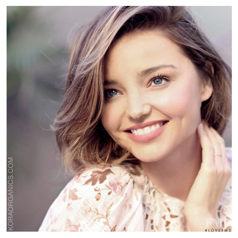 Miranda Kerr featured in  the Kora Organics advertisement for Spring/Summer 2017