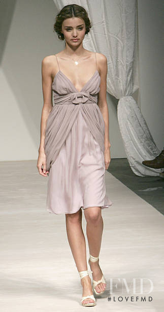 Miranda Kerr featured in  the Camilla & Marc fashion show for Spring/Summer 2005