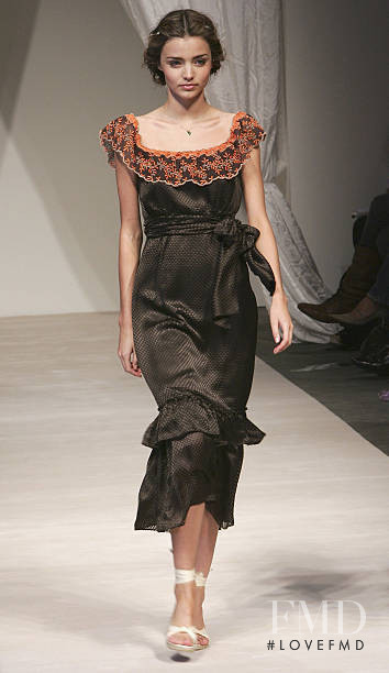 Miranda Kerr featured in  the Camilla & Marc fashion show for Spring/Summer 2005