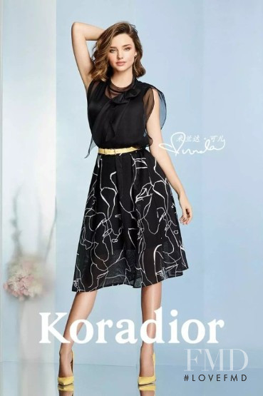 Miranda Kerr featured in  the Koradior advertisement for Spring/Summer 2017