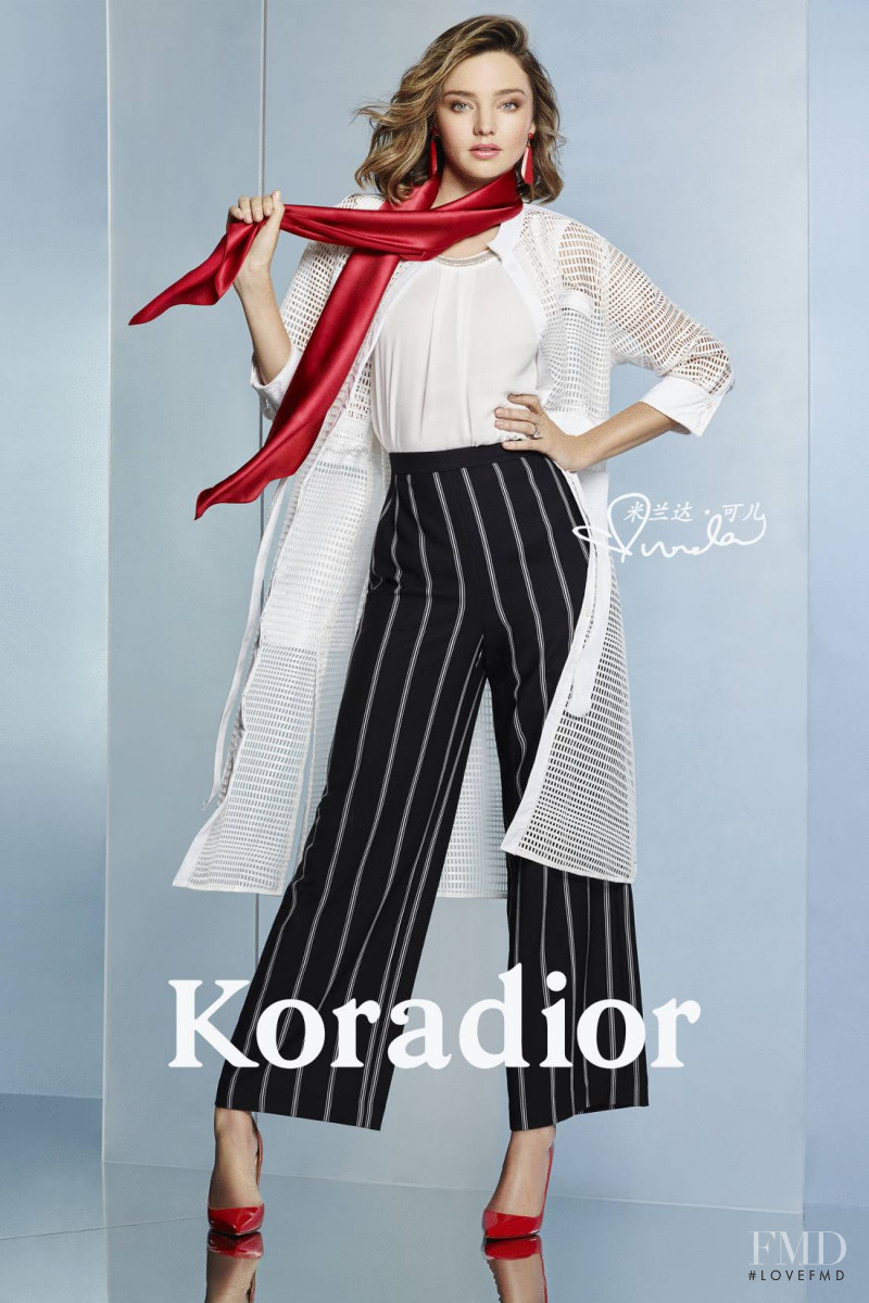 Miranda Kerr featured in  the Koradior advertisement for Spring/Summer 2017