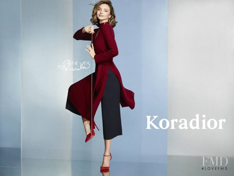 Miranda Kerr featured in  the Koradior advertisement for Spring/Summer 2017