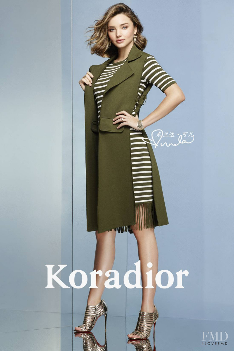 Miranda Kerr featured in  the Koradior advertisement for Spring/Summer 2017