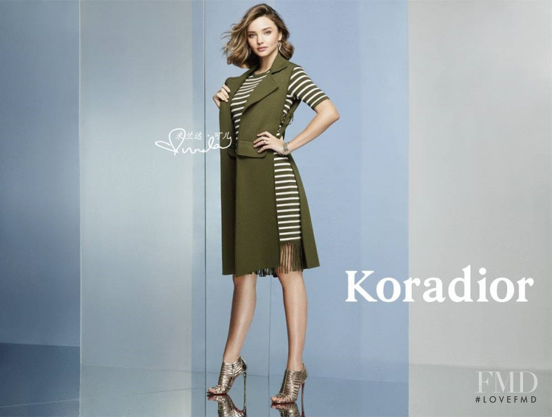 Miranda Kerr featured in  the Koradior advertisement for Spring/Summer 2017