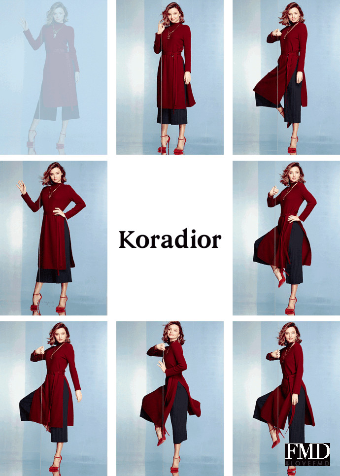 Miranda Kerr featured in  the Koradior advertisement for Spring/Summer 2017