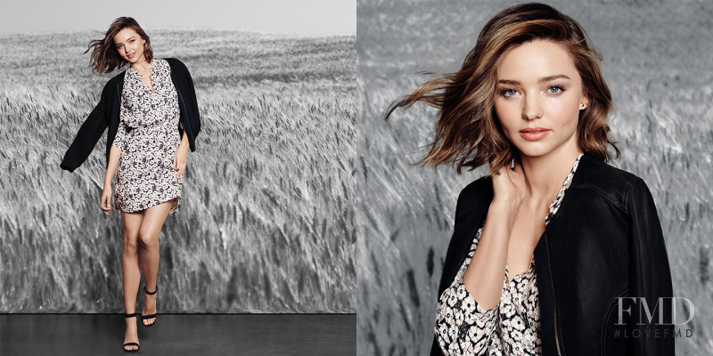 Miranda Kerr featured in  the Joe Fresh advertisement for Autumn/Winter 2016