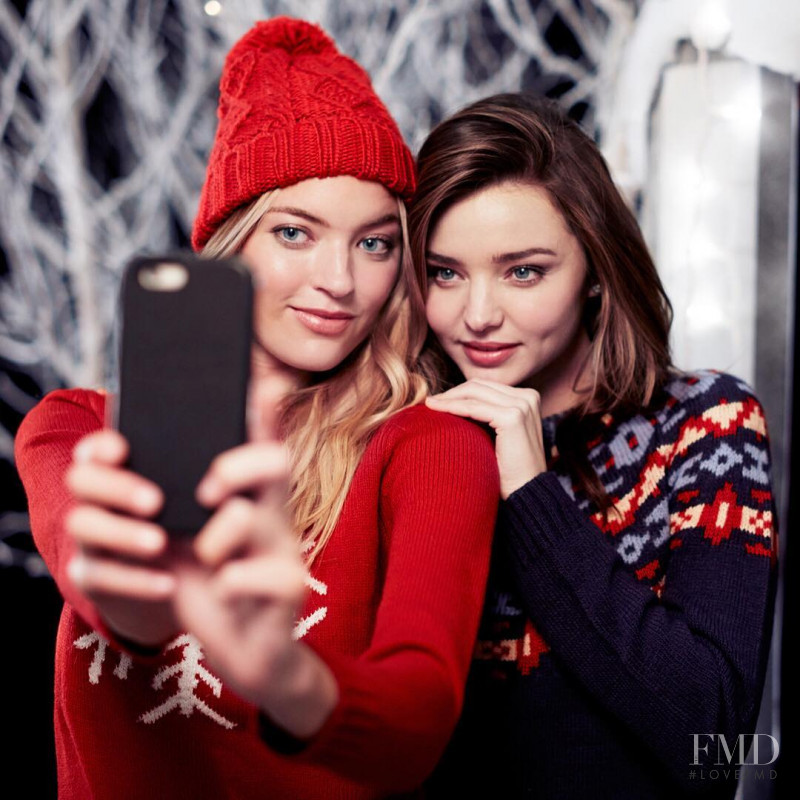 Miranda Kerr featured in  the Joe Fresh advertisement for Autumn/Winter 2016