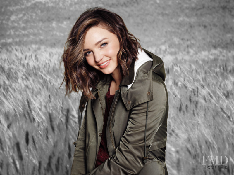 Miranda Kerr featured in  the Joe Fresh advertisement for Autumn/Winter 2016