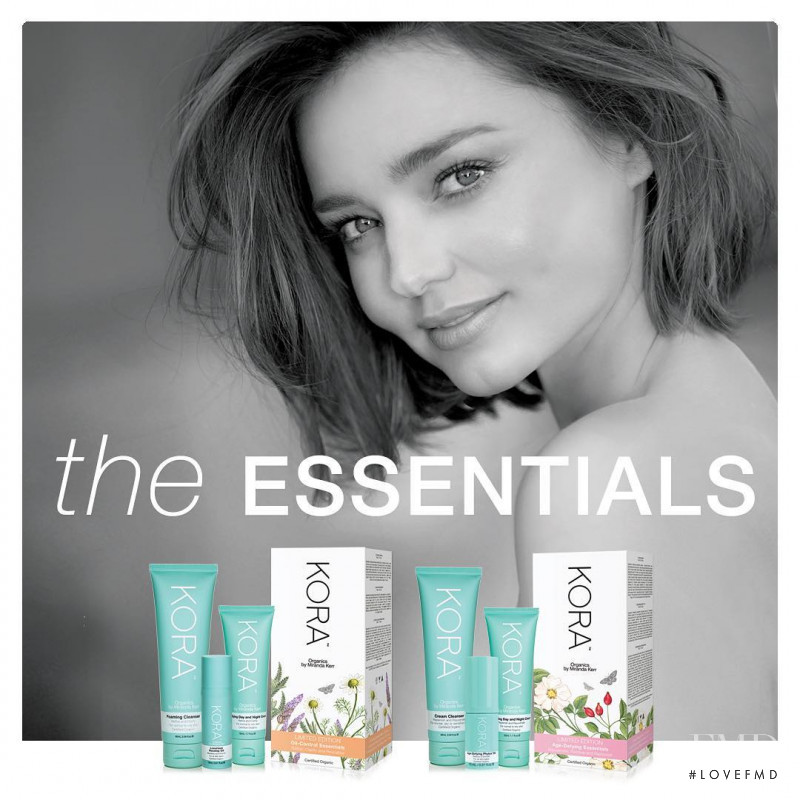 Miranda Kerr featured in  the Kora Organics advertisement for Autumn/Winter 2016