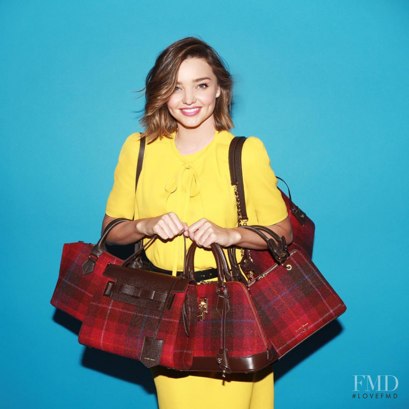 Miranda Kerr featured in  the Samantha Thavasa advertisement for Autumn/Winter 2016