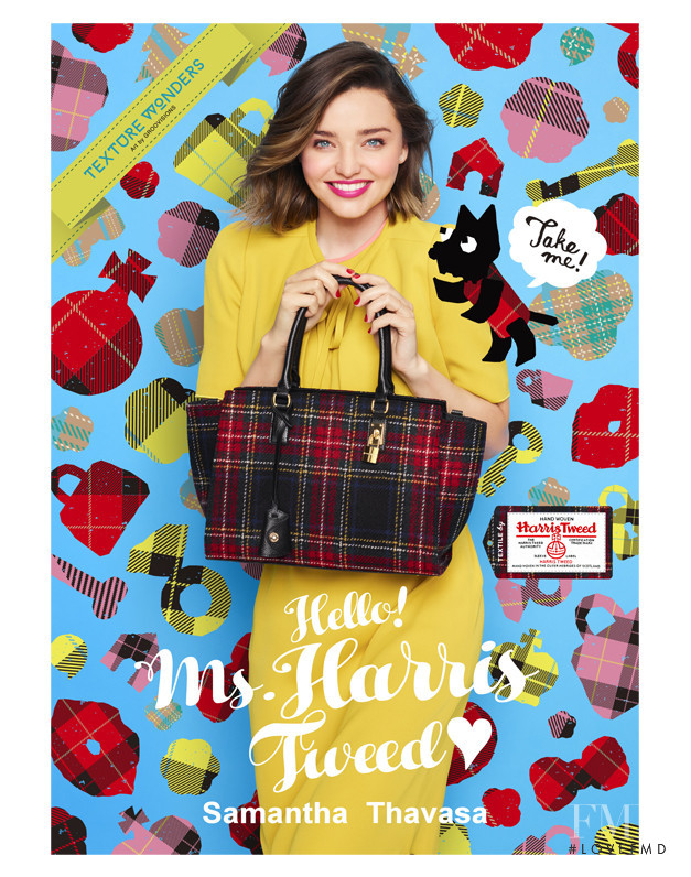 Miranda Kerr featured in  the Samantha Thavasa advertisement for Autumn/Winter 2016