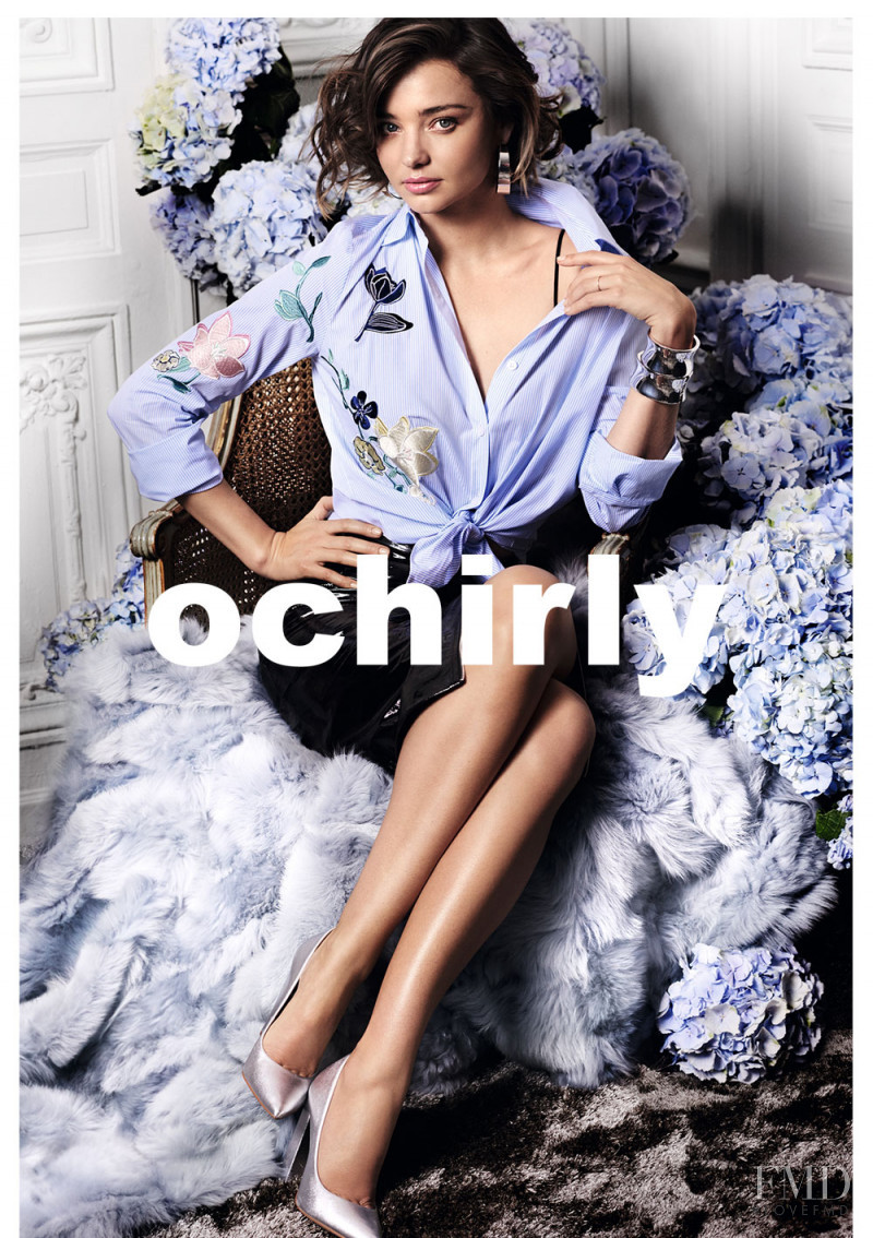 Miranda Kerr featured in  the Ochirly advertisement for Autumn/Winter 2016