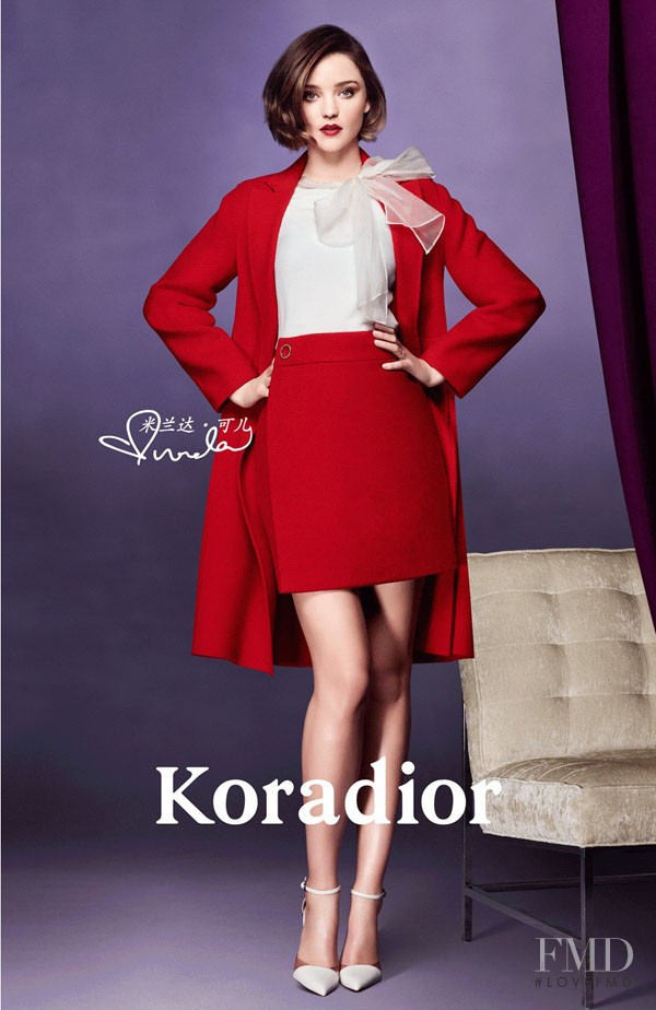 Miranda Kerr featured in  the Koradior advertisement for Autumn/Winter 2016