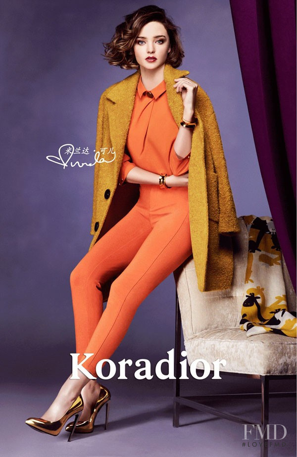 Miranda Kerr featured in  the Koradior advertisement for Autumn/Winter 2016