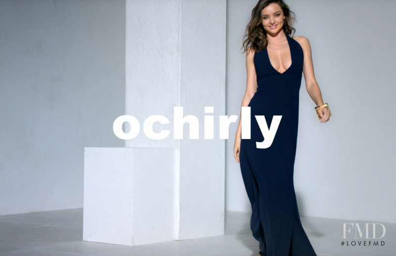 Miranda Kerr featured in  the Ochirly advertisement for Spring/Summer 2016