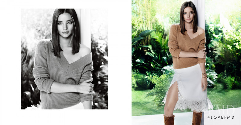 Miranda Kerr featured in  the Ochirly advertisement for Spring/Summer 2016