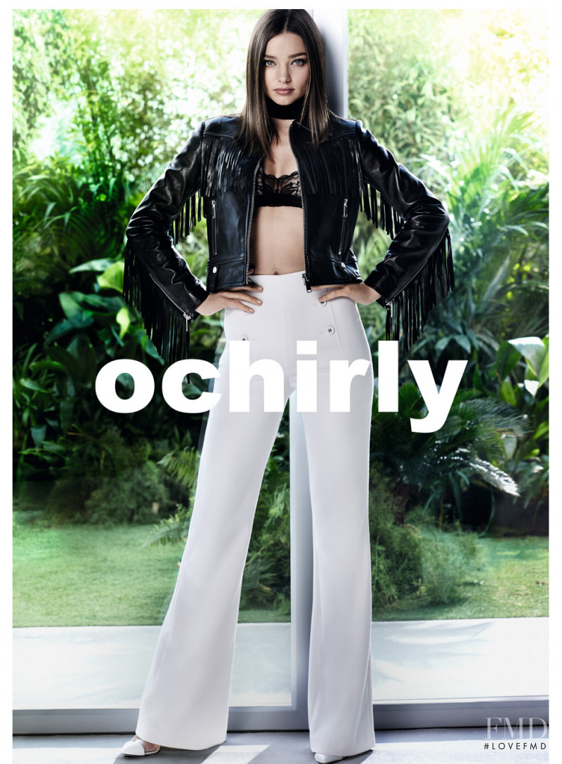 Miranda Kerr featured in  the Ochirly advertisement for Spring/Summer 2016