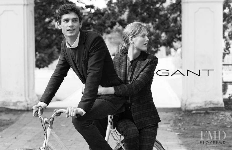 Laura Julie Schwab Holm featured in  the Gant GANT Fall/Winter 2018 advertisement for Autumn/Winter 2018
