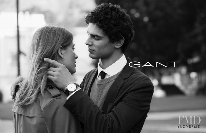 Laura Julie Schwab Holm featured in  the Gant GANT Fall/Winter 2018 advertisement for Autumn/Winter 2018