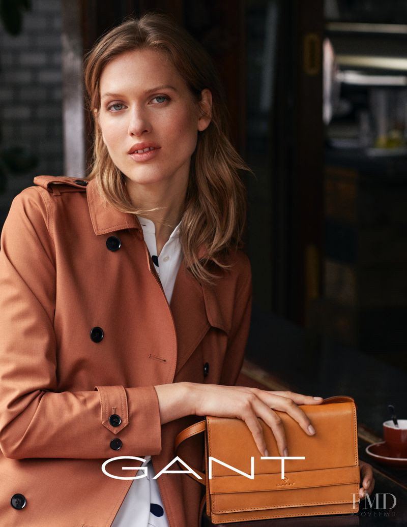 Laura Julie Schwab Holm featured in  the Gant GANT Fall/Winter 2018 advertisement for Autumn/Winter 2018