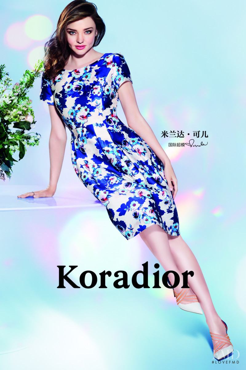 Miranda Kerr featured in  the Koradior advertisement for Spring/Summer 2016