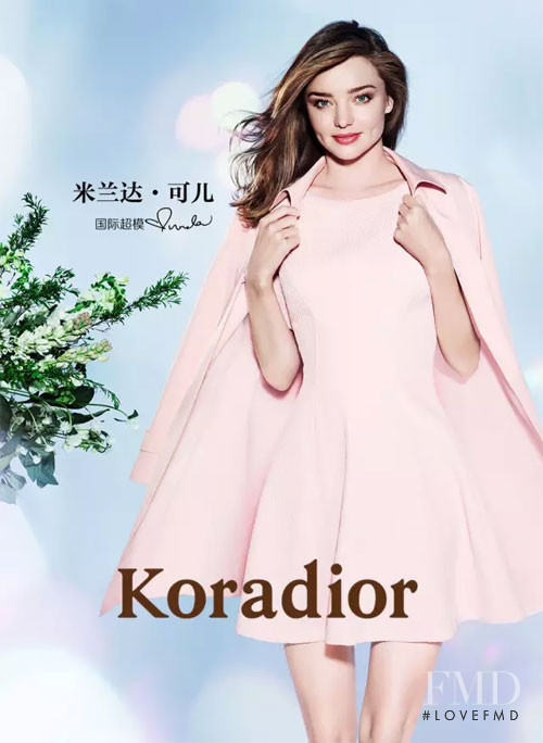 Miranda Kerr featured in  the Koradior advertisement for Spring/Summer 2016