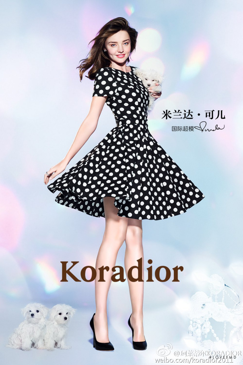 Miranda Kerr featured in  the Koradior advertisement for Spring/Summer 2016