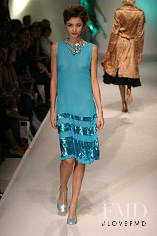 Miranda Kerr featured in  the Trelise Cooper fashion show for Spring/Summer 2004