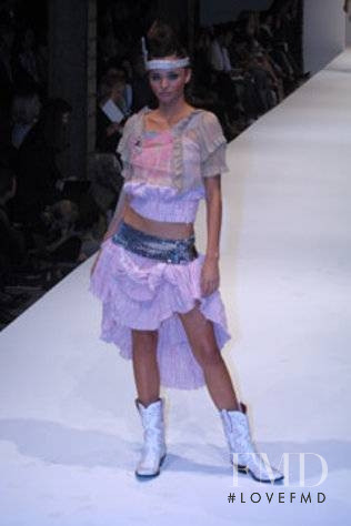 Miranda Kerr featured in  the Sass & Bide fashion show for Spring/Summer 2002