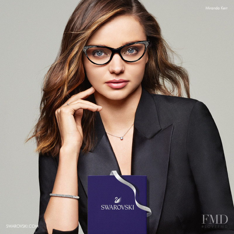 Miranda Kerr featured in  the Swarovski Elements advertisement for Spring/Summer 2016