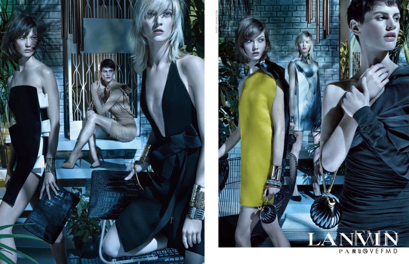 Daria Strokous featured in  the Lanvin advertisement for Spring/Summer 2013