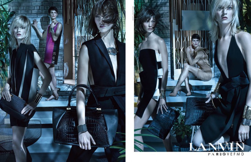 Daria Strokous featured in  the Lanvin advertisement for Spring/Summer 2013