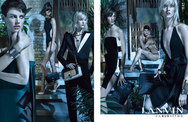 Daria Strokous featured in  the Lanvin advertisement for Spring/Summer 2013