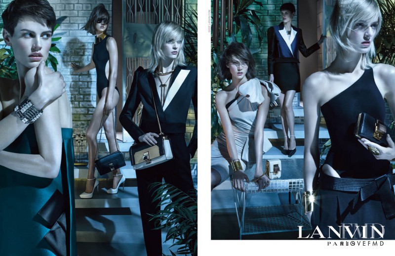 Daria Strokous featured in  the Lanvin advertisement for Spring/Summer 2013