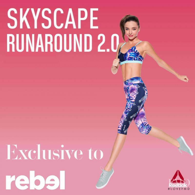 Miranda Kerr featured in  the Reebok Skyscape advertisement for Autumn/Winter 2015
