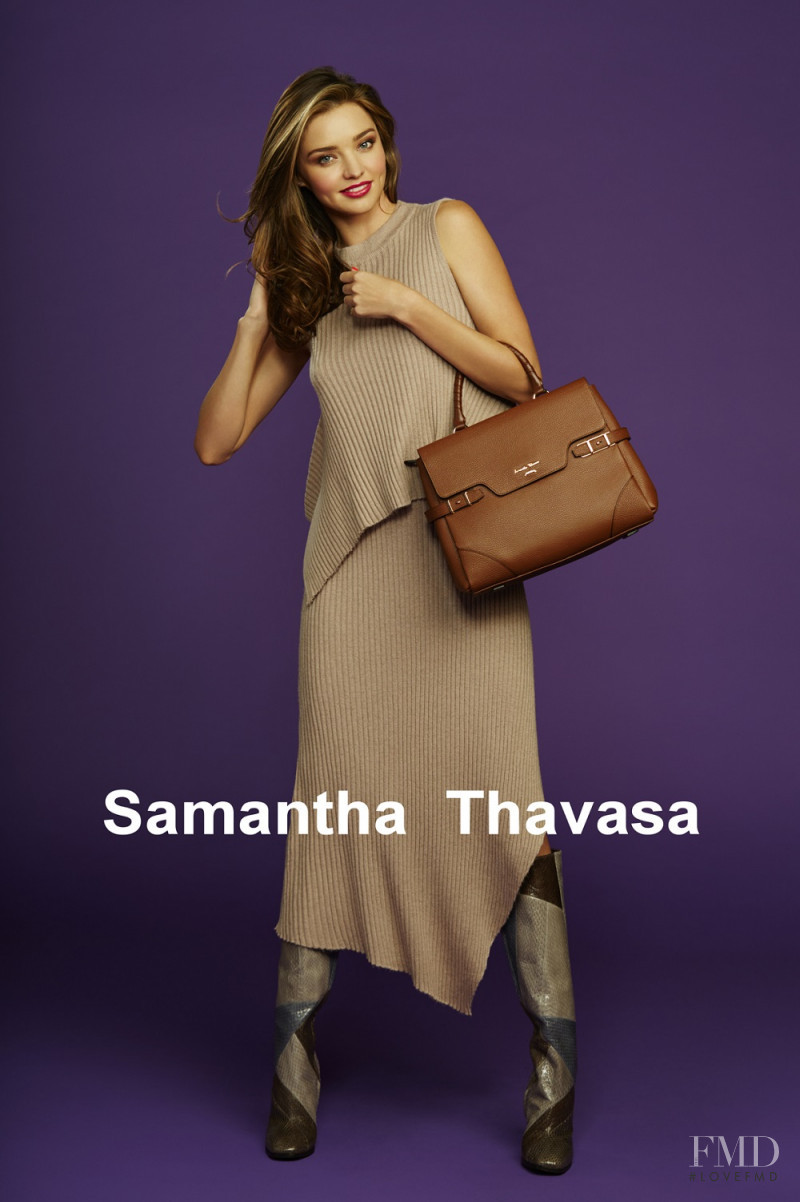 Miranda Kerr featured in  the Samantha Thavasa advertisement for Autumn/Winter 2015