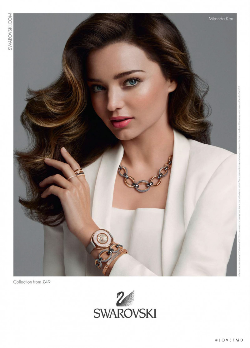 Miranda Kerr featured in  the Swarovski x Miranda Kerr advertisement for Autumn/Winter 2015